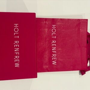 Holt Renfrew paper bag and box